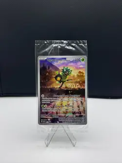 Pokemon Card Ogerpon Mask Turquoise Teal Mask Please Promo 123/200 Fr - Image 1