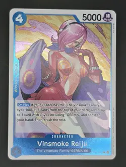 Vinsmoke Reiju OP11-047 A Fist of Divine Speed Foil One Piece CCG TCG Card - Image 1