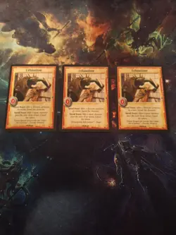 Exhaustion x 3 | Warlord Saga of the Storm CCG | Staple Cards - Image 1