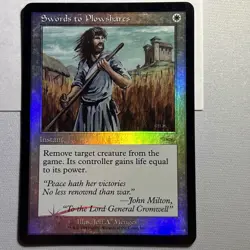 MTG Foil Swords To Plowshares FNM Promo - Image 3