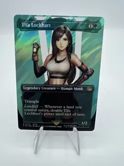 MTG Final Fantasy Tifa Lockhart Borderless Surge Foil - Image 1