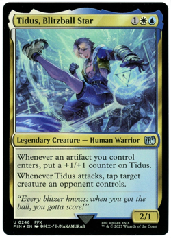 Tidus, Blitzball Star (Foil) - 0246 - Final Fantasy - MTG - NM/M - Image 1