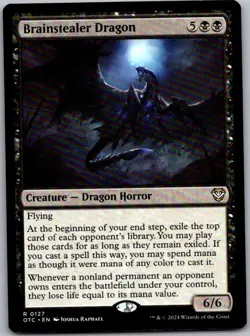 Brainstealer Dragon - Commander: Outlaws of Thunder Junction (127) | NM [OTC] - Image 1