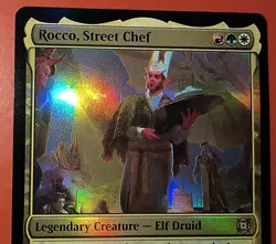 MAGIC, MTG: *Rocco, Street Chef* 0044 /MARCH OF THE MACHINE, NM FOIL, RARE - Image 2