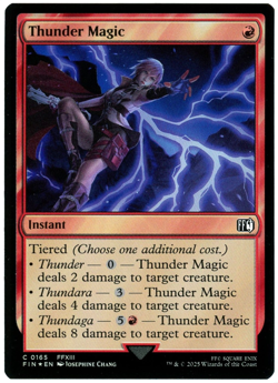 Thunder Magic (Foil) - 0165 - Final Fantasy - MTG - NM/M - Image 1