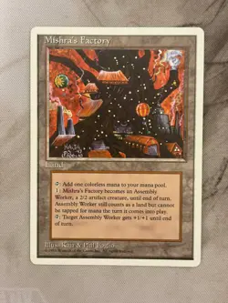 Mishra's Factory - LP - Magic the Gathering Fourth Edition - Image 1