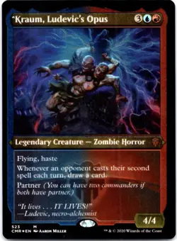 Kraum, Ludevic's Opus (Foil Etched) (Foil) Commander Legends, 523 NM - Image 1