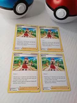 Serena 164/195 X4 Silver Tempest Pokemon TCG Trainer Card Playset X4 - Image 1