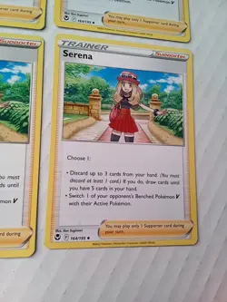 Serena 164/195 X4 Silver Tempest Pokemon TCG Trainer Card Playset X4 - Image 5