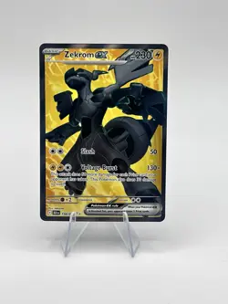 ZEKROM ex 158/086 S&V Black Bolt Ultra Rare Holo Pokemon TCG Near Mint - Image 1