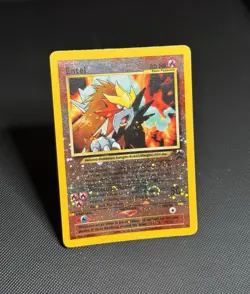 Pokemon TCG: Entei 34 - Reverse Holo W/ Swirl- Black Star Promo - *MP* - Image 2