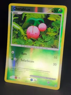 Cherubi Arceus 60/99 Reverse Holo NM Pokemon Yuka Morri Claymation - Image 2