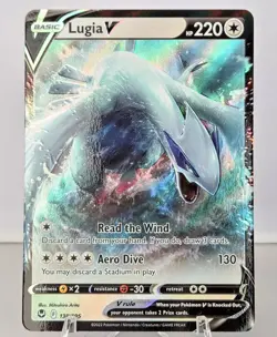 Lugia V 138/195 Swsh12: Sword & Shield - Silver Tempest Foil Near Mint - Image 1