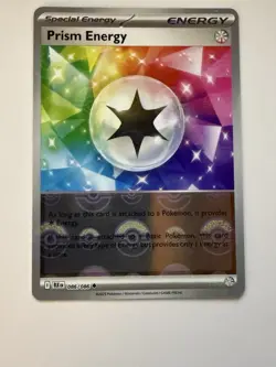 Pokemon Prism Energy (Poke Ball Pattern) Holo Uncommon SV: Black Bolt 086/086 - Image 1
