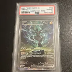 PSA 10 - Pokemon TCG Zekrom ex 166/086 Special Illustration Rare SIR Black Bolt - Image 1