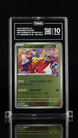 TAG 10 2025 POKEMON PROMO #261 HIROSHIMA'S PIKACHU （SAME AS PSA 10) - Image 1