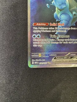 Pokemon Blastoise ex Special Illustration Rare Scarlet Violet 151 200/165 SIR - Image 4