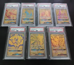 PSA 10 Pokemon Japan Gold Tapu Bulu Fini Lele Koko Solgaleo Lunala Necrozma GX 7 - Image 1