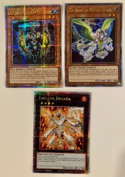 Yu-Gi-Oh Quarter Century Secret Rare Lot Of 3 RA04-EN Prismatic 1st Edition 25th - Image 1