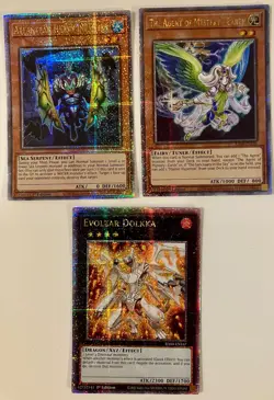 Yu-Gi-Oh Quarter Century Secret Rare Lot Of 3 RA04-EN Prismatic 1st Edition 25th - Image 2