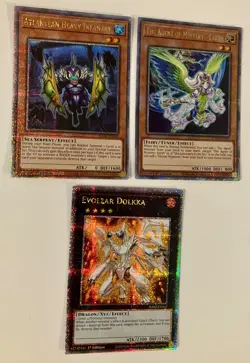 Yu-Gi-Oh Quarter Century Secret Rare Lot Of 3 RA04-EN Prismatic 1st Edition 25th - Image 3