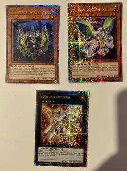 Yu-Gi-Oh Quarter Century Secret Rare Lot Of 3 RA04-EN Prismatic 1st Edition 25th - Image 4