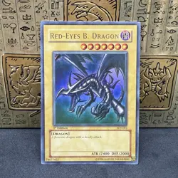 Yugioh Red-Eyes B. Dragon SDJ-001 Ultra Rare 1st Edition NM - Image 1