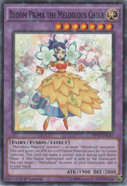 Bloom Prima the Melodious Choir (SP17-EN041) - Starfoil Rare First ed. Yu-Gi-Oh! - Image 1