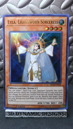 | Yugioh Lyla, Lightsworn Sorceress BLLR-EN036 1st Ultra Battles Of NM/M 🔥 | - Image 1