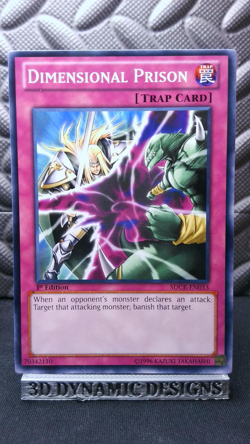 | Yugioh Dimensional Prison SDCR-EN033 1st Common Structure Deck NM- 🔥 | - Image 1