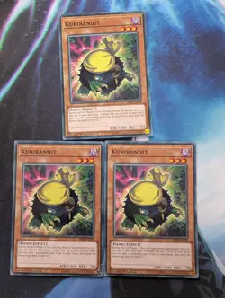 YuGiOh! Kuribandit SR06-EN018 x3 PLAYSET 1st Ed - Image 1