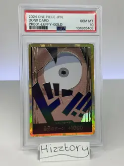 One Piece Luffy Gold Don!! The Best PRB01 PSA 10 Japanese - Image 1