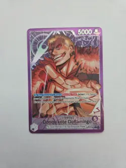 Donquixote Doflamingo Leader Alt Art OP14-060 One Piece TCG English IN-HAND - Image 1