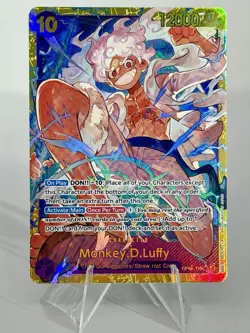 Bandai One Piece CCG Monkey D Luffy OP05-119 SEC Awakening Of The New Era NM - Image 1