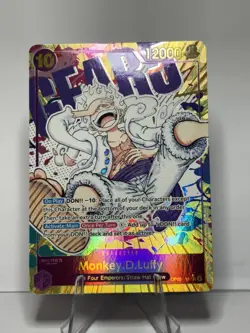 One Piece TCG OP05-119 Monkey D. Luffy Gear 5 Parallel SEC Alt Art English - Image 1