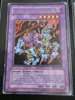 4× Yugioh Card Reaper On The Nightmare Dr1-en026 Rare Mixed Condition - Image 3