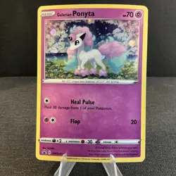 Galarian Ponyta SWSH013 Black Star Promo Holo 2020 Pokemon TCG Card - Image 1