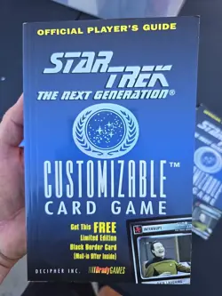 Star Trek The Next Generation Trading Card Game Limited Edition Tin FREE GUIDES! - Image 2