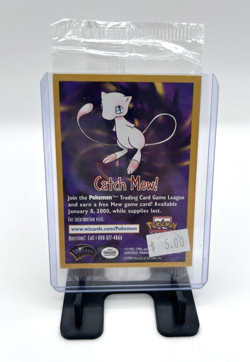 SEALED 1999 Pokemon Promo Card “Catch Mew" WOTC "Pokemon The First Movie" - Image 1