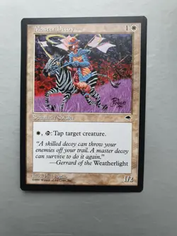 Master Decoy, MTG Tempest (1997) Common White Creature VNM - Image 1