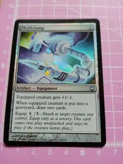 SKULLCLAMP *FOIL* - Magic MTG - Uncommon Artifact Equipment - Darksteel - M/NM - Image 1