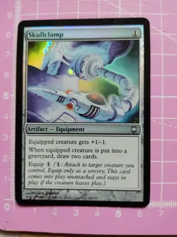 SKULLCLAMP *FOIL* - Magic MTG - Uncommon Artifact Equipment - Darksteel - M/NM - Image 2