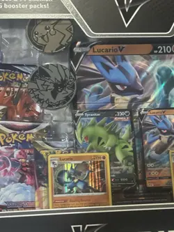 Pokemon TCG Lucario V & Tyranitar V Heavy Hitters Premium Collection - 14 Packs 820650856716 - Image 4