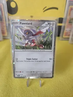 Pokemon TCG Pawniard Obsidian Flames 148/197 Cosmos Holo NM. - Image 1