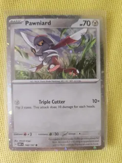 Pokemon TCG Pawniard Obsidian Flames 148/197 Cosmos Holo NM. - Image 3