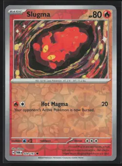 Pokemon TCG Slugma 028/167 - Twilight Masquerade - Reverse Holo NM - Image 1