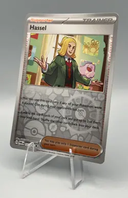 Pokemon TCG Hassel 151/167 - Twilight Masquerade - Reverse Holo NM - Image 1