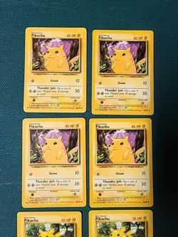 Pokemon Lot of Pikachu 58/102, Pikachu 60/64, Pikachu 87/130. READ - Image 2