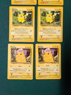 Pokemon Lot of Pikachu 58/102, Pikachu 60/64, Pikachu 87/130. READ - Image 3