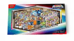 Pokemon TCG Prismatic Evolutions Lucario Ex + Tyranitar Ex Premium Collection - Image 1